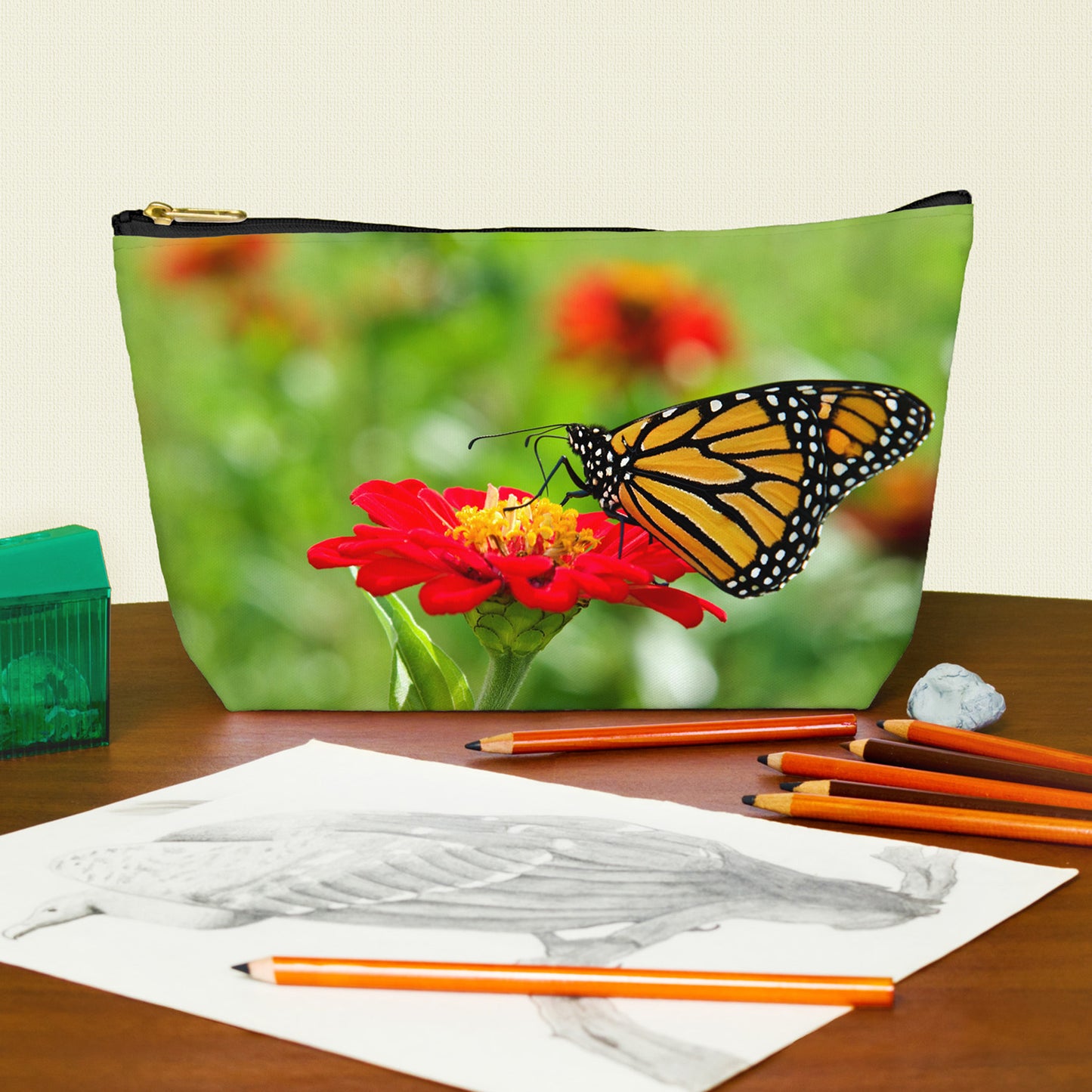 Monarch On Red Kit Bag