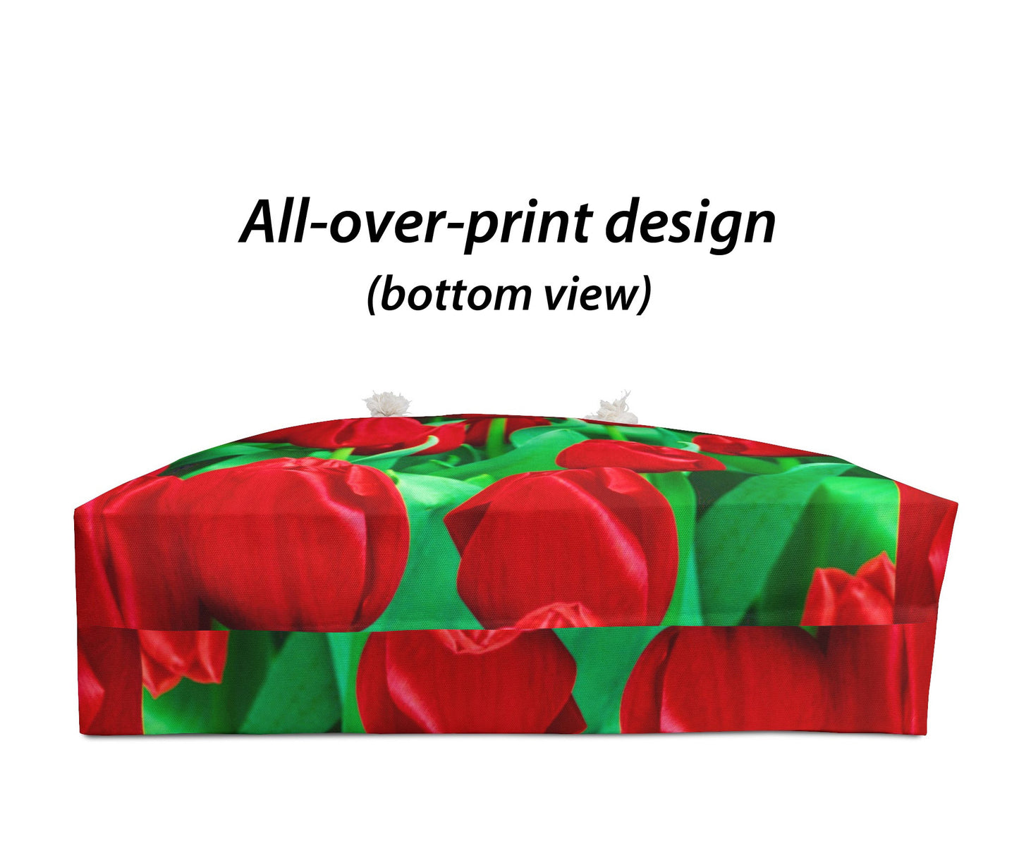 Satin Petals Beach Bag