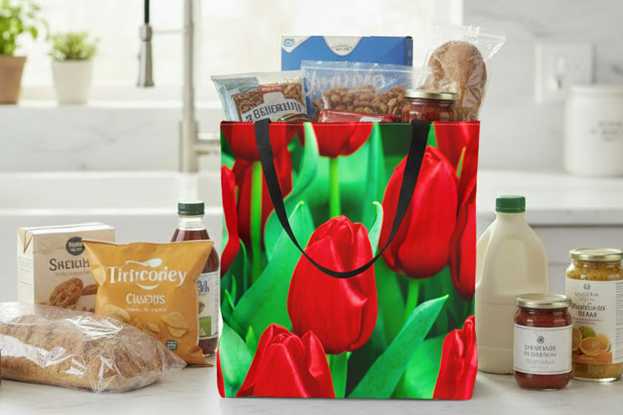 Satin Petals Tote