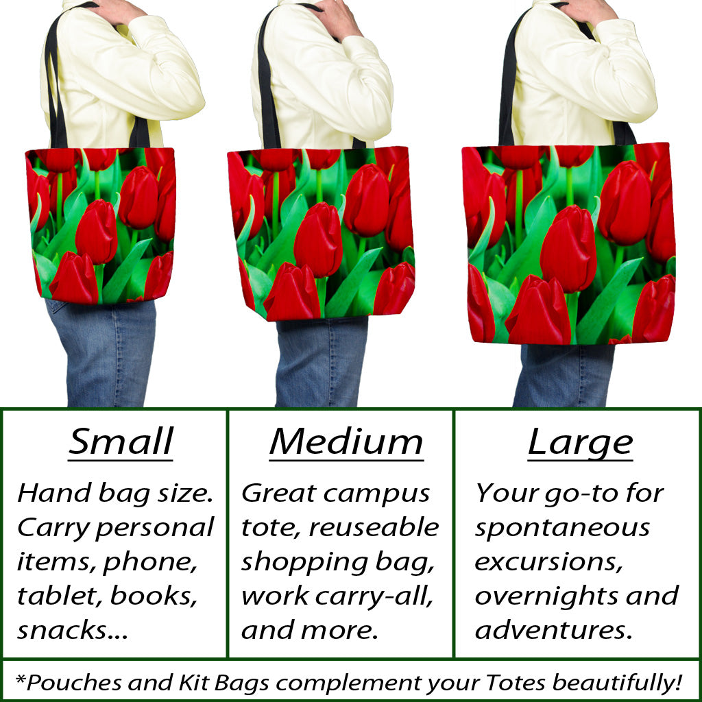 Satin Petals Tote