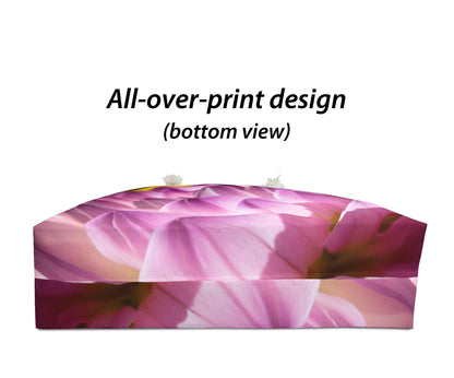Violet Petals Beach Bag